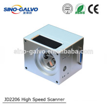 High speed and high precision 10mm beam size JD2206 galvo scanner / deflection unit / scan head / for laser marking